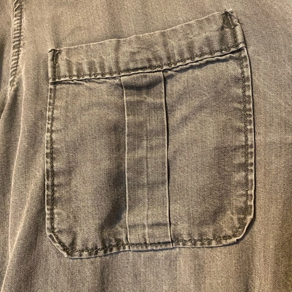 Articles of Society grey chambray shirt - Picture 3 of 4